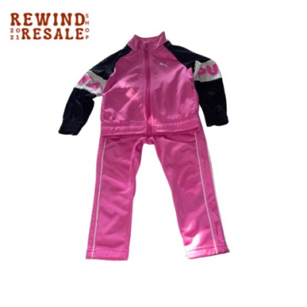 Puma Brand infant 2 pc Jogger set Sz 24M